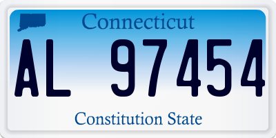 CT license plate AL97454
