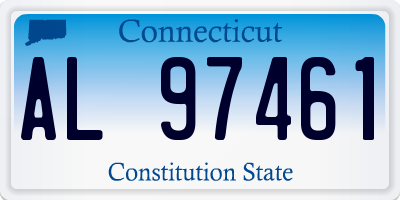 CT license plate AL97461