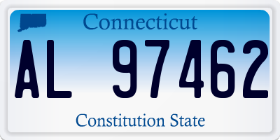 CT license plate AL97462