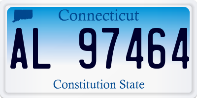 CT license plate AL97464