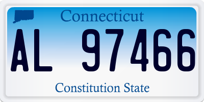 CT license plate AL97466