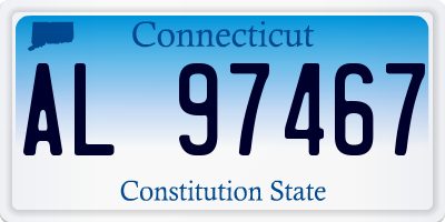 CT license plate AL97467