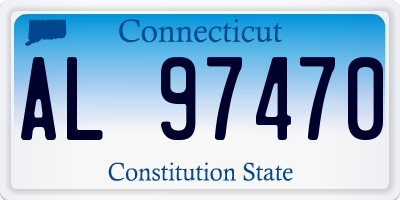CT license plate AL97470