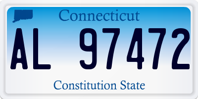 CT license plate AL97472