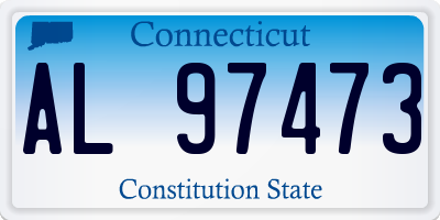 CT license plate AL97473