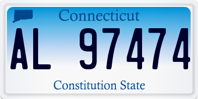 CT license plate AL97474