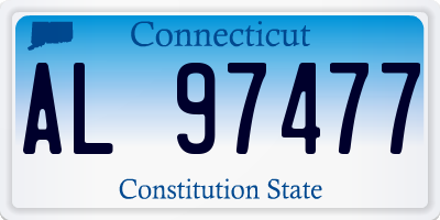 CT license plate AL97477