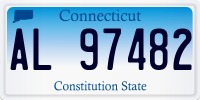 CT license plate AL97482