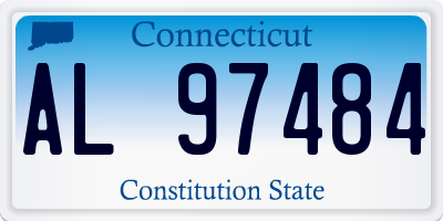 CT license plate AL97484