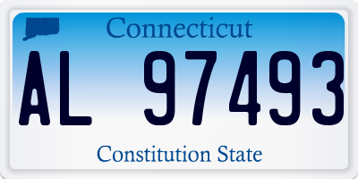 CT license plate AL97493