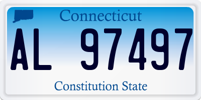CT license plate AL97497