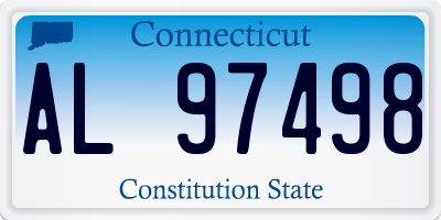 CT license plate AL97498