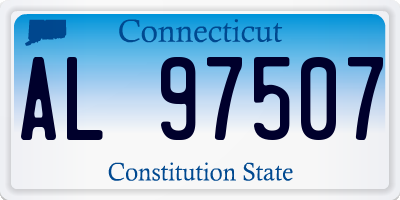 CT license plate AL97507