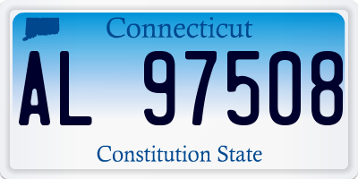 CT license plate AL97508