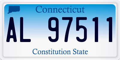 CT license plate AL97511