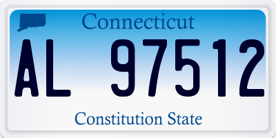 CT license plate AL97512
