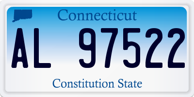CT license plate AL97522