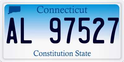 CT license plate AL97527