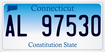 CT license plate AL97530
