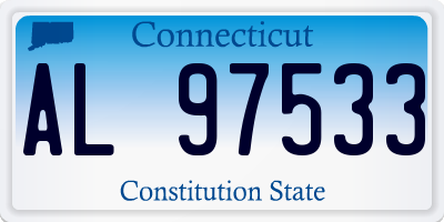 CT license plate AL97533