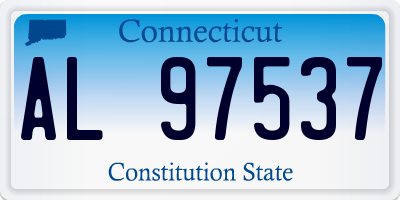CT license plate AL97537