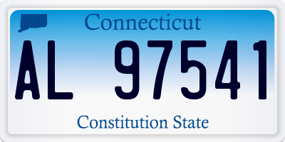CT license plate AL97541