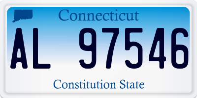 CT license plate AL97546