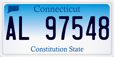 CT license plate AL97548