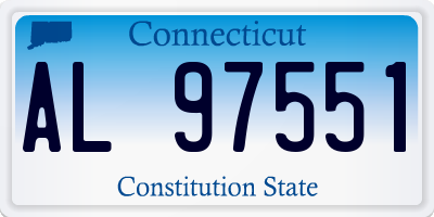 CT license plate AL97551