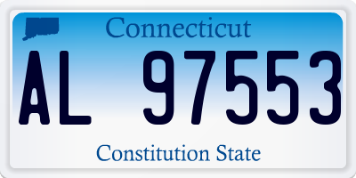 CT license plate AL97553