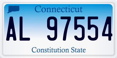 CT license plate AL97554