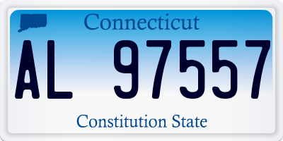 CT license plate AL97557