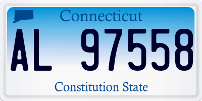 CT license plate AL97558