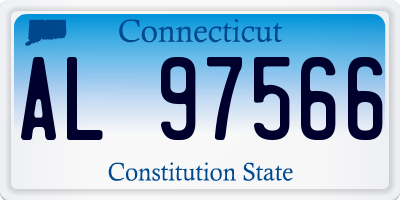 CT license plate AL97566