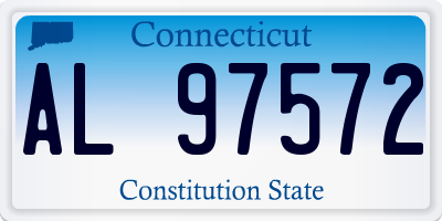 CT license plate AL97572