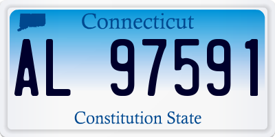 CT license plate AL97591