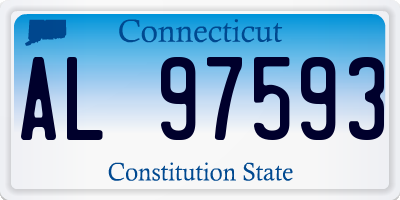 CT license plate AL97593