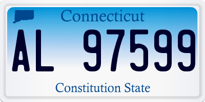 CT license plate AL97599