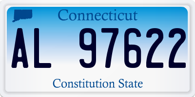 CT license plate AL97622