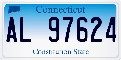 CT license plate AL97624