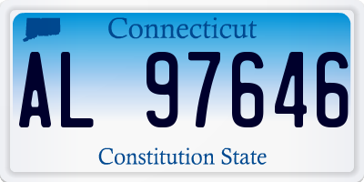 CT license plate AL97646