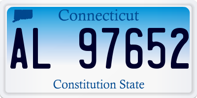 CT license plate AL97652