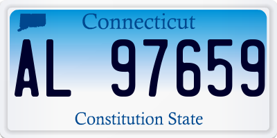 CT license plate AL97659