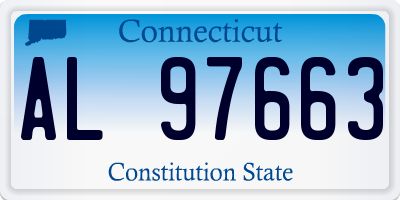 CT license plate AL97663