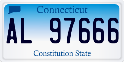 CT license plate AL97666