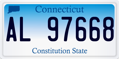 CT license plate AL97668