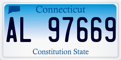 CT license plate AL97669