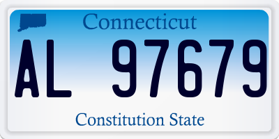 CT license plate AL97679