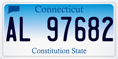 CT license plate AL97682