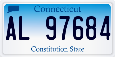 CT license plate AL97684